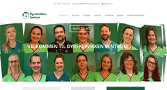 Desktop Screenshot of dyreklinikkencentrum.dk